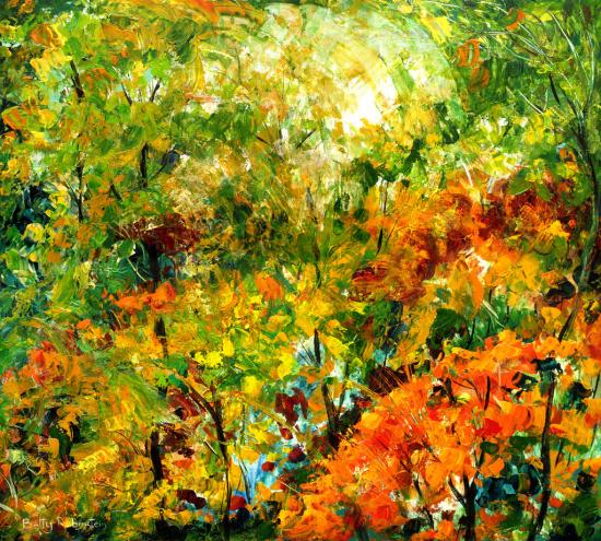 abstract painting on canvas, home design, Betty Rubinstein, large print on canvas